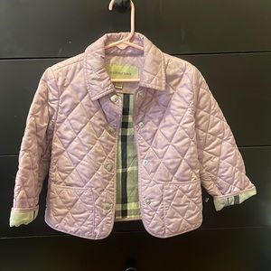 lavender Burrberry Jacket